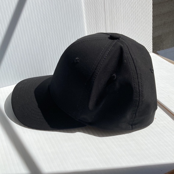 KAMAL 414 KAMAL Flex Plain Black Elastic Band Baseball Cap UNISEX - Picture 5 of 13